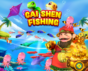 Design Gráfico e Efeitos Visuais em Cai Shen Fishing